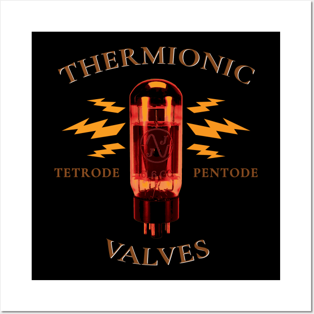 Analog Thermionic Valve Tube Wall Art by Analog Designs